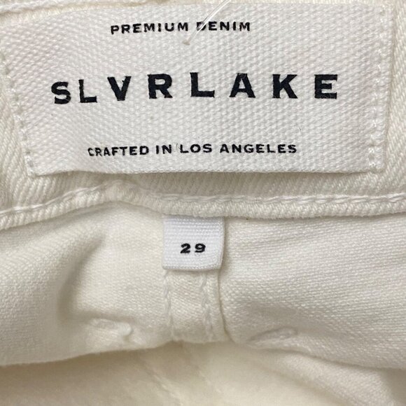 NEW SLVRLAKE Beatnik White Denim Jeans Size 29 - Picture 6 of 8